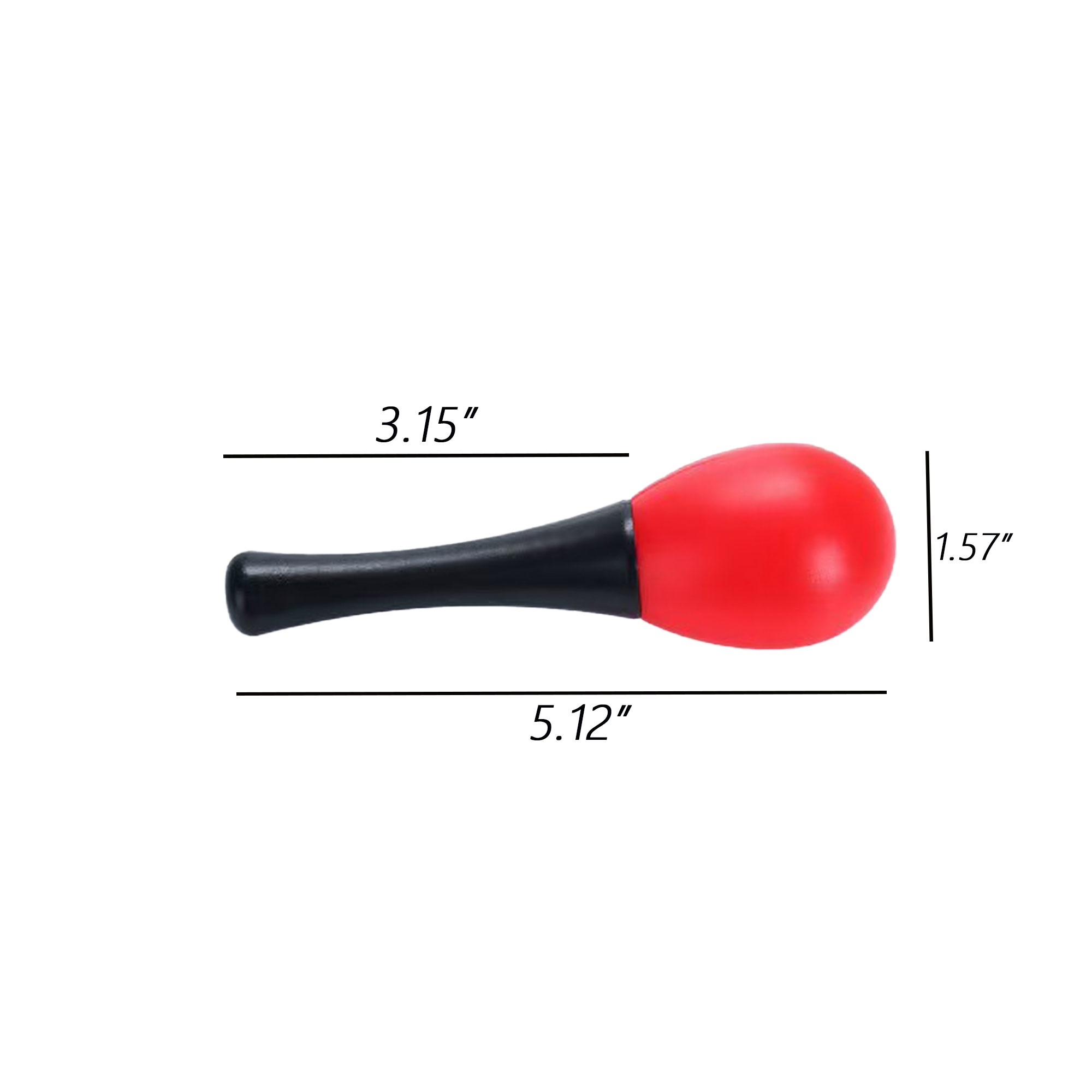 Egg Shaker with Handle Plastic Shaker 3