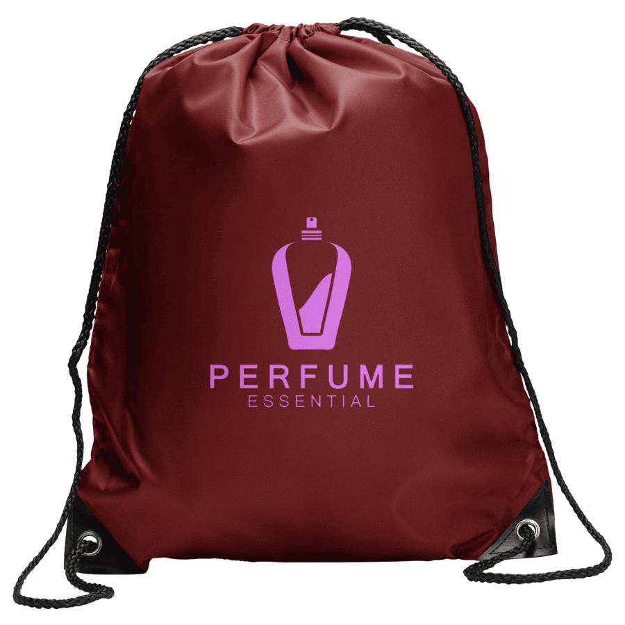 Polyester Drawstring Bag w/ Custom Logo 5