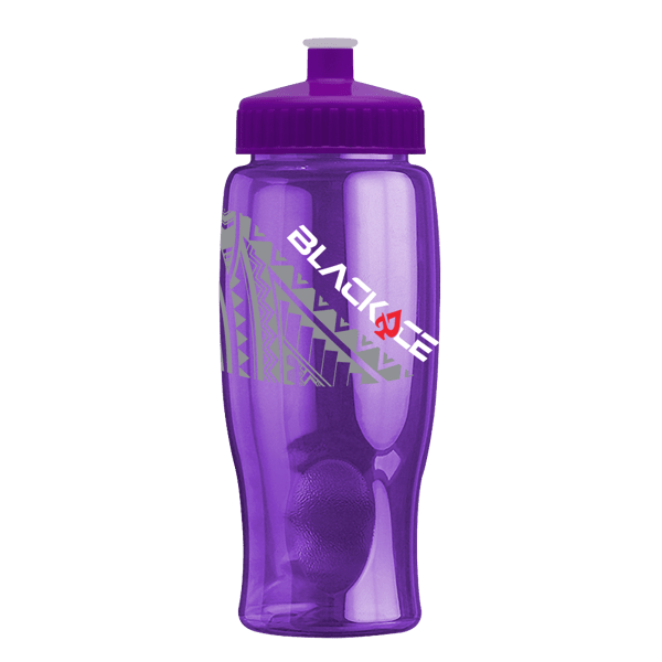 Rotation 27oz Transparent Contour Bottle w/Push-Pull Lid 44