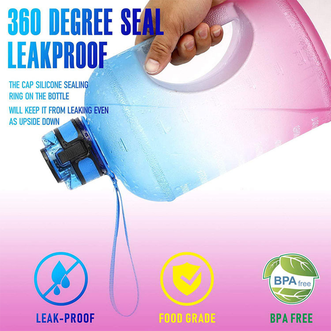 Large 1 Gallon Motivational Water Bottle 4