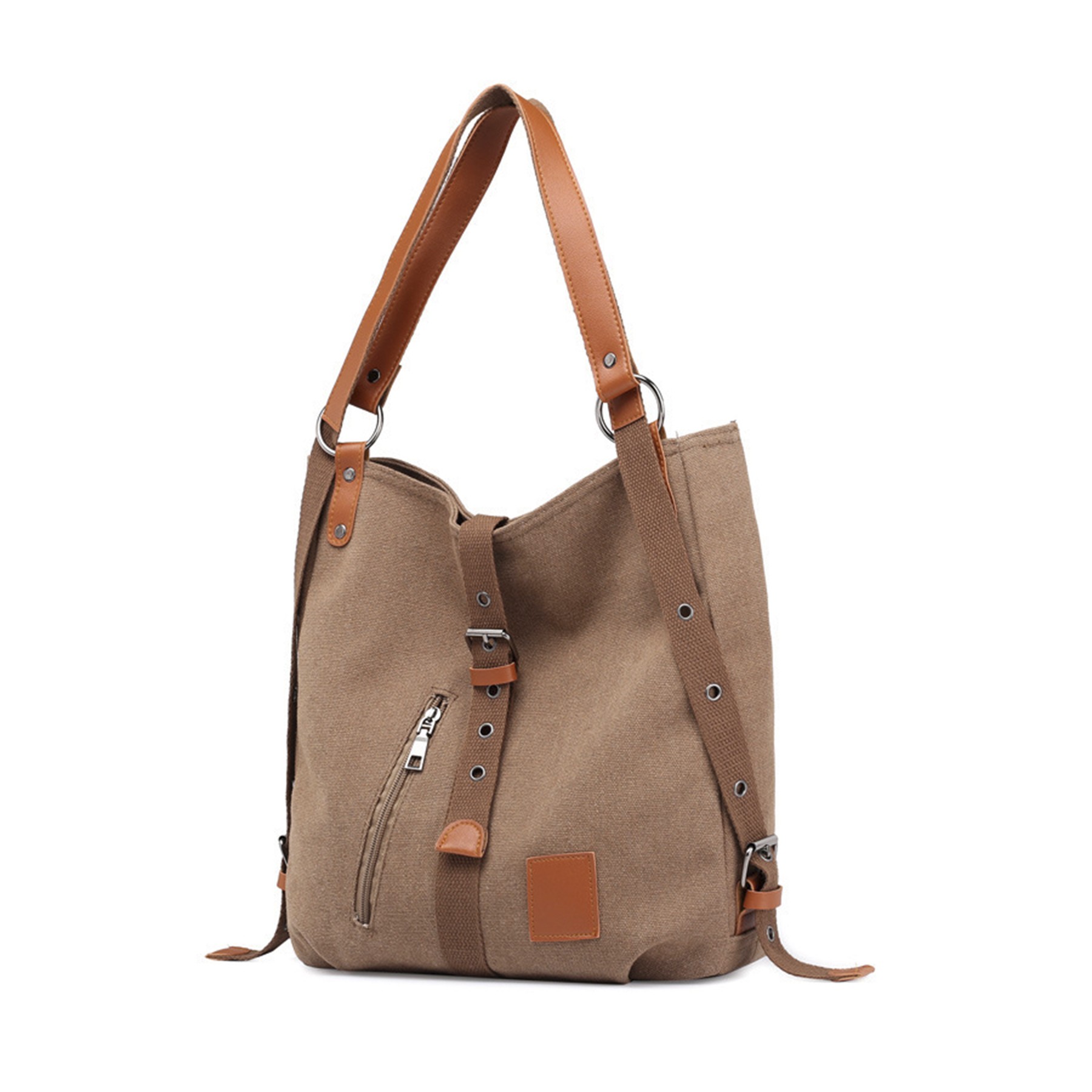 Vintage Canvas Shoulder Shopping Bag 6