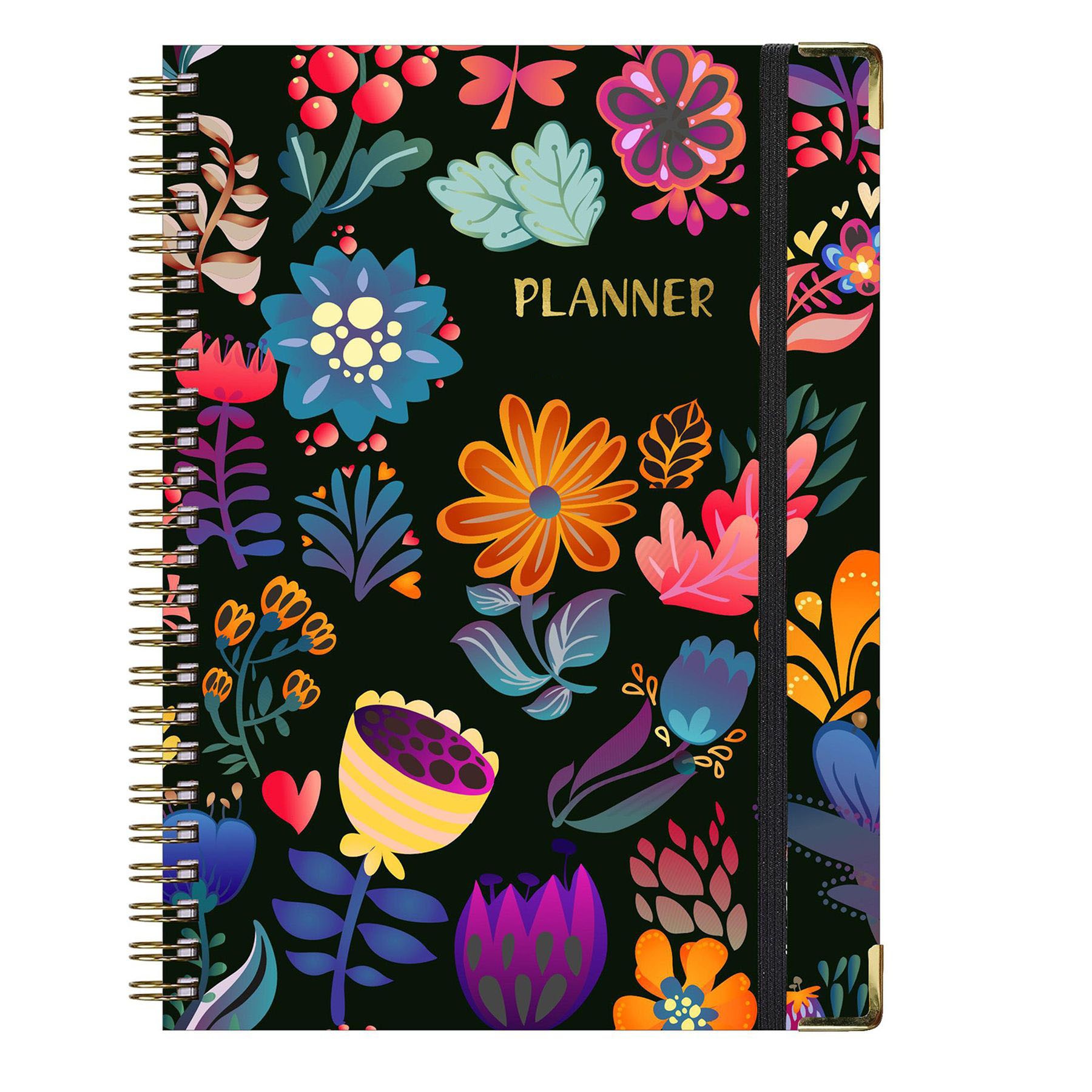 Twin-Wire Binding Weekly And Monthly Planner 12
