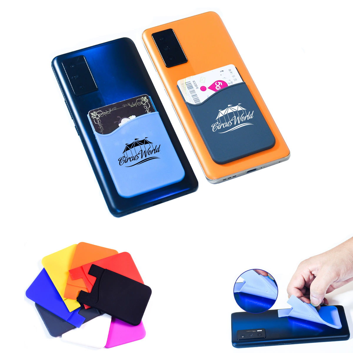 Phone Silicone Card Stickers 2