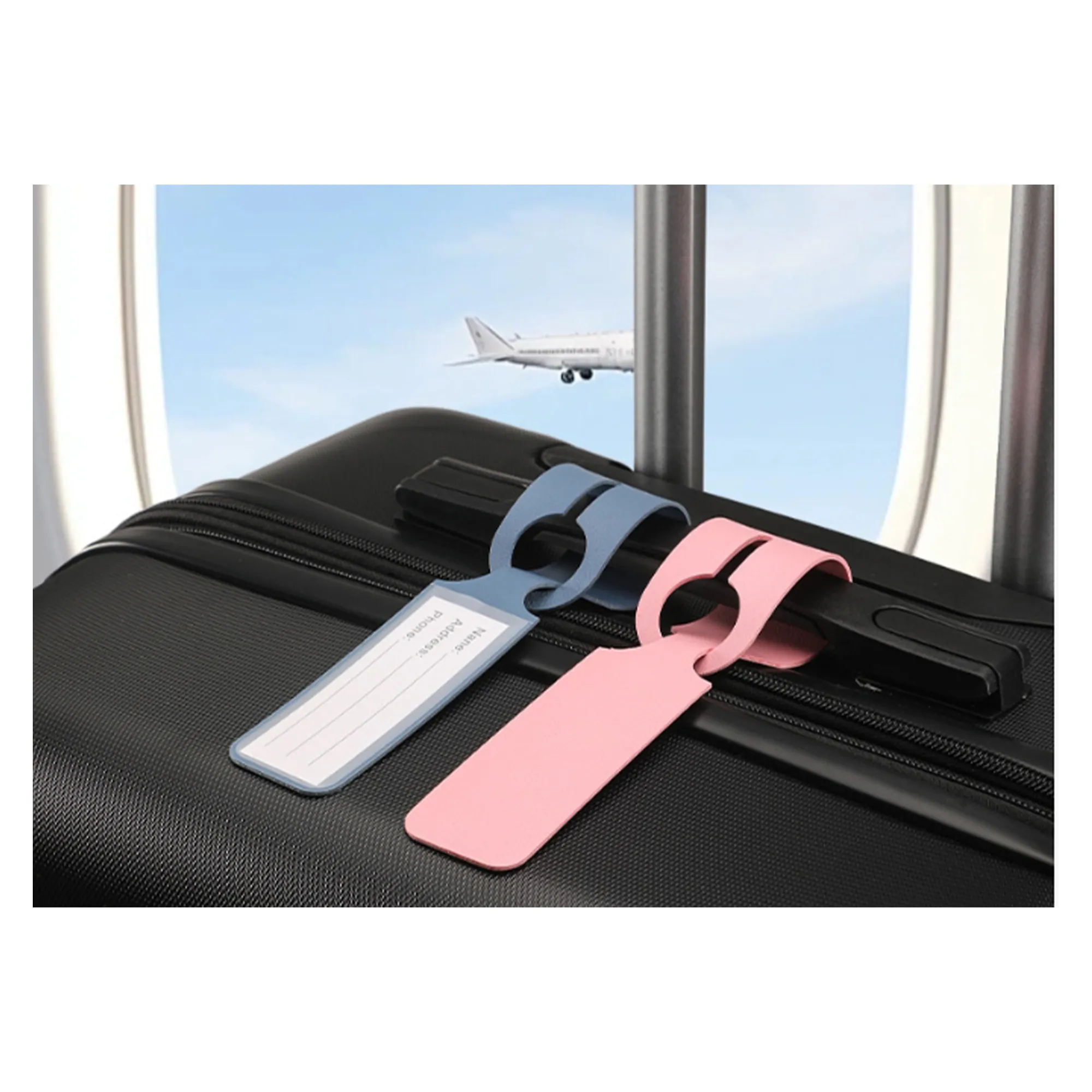 Customizable PU Luggage Identification Tag 7