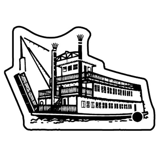 Paddle Wheel Boat Key Tag (Spot Color) 1