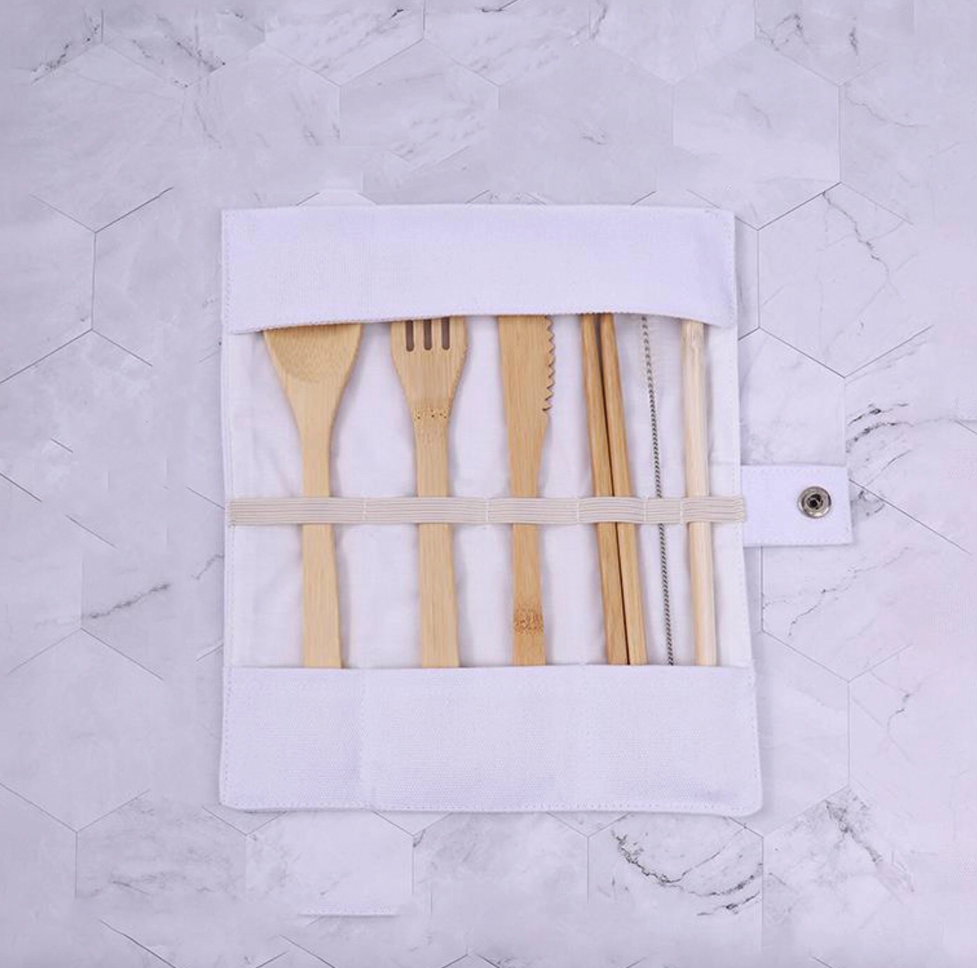 Bamboo Utensil Set Dinnerware 5