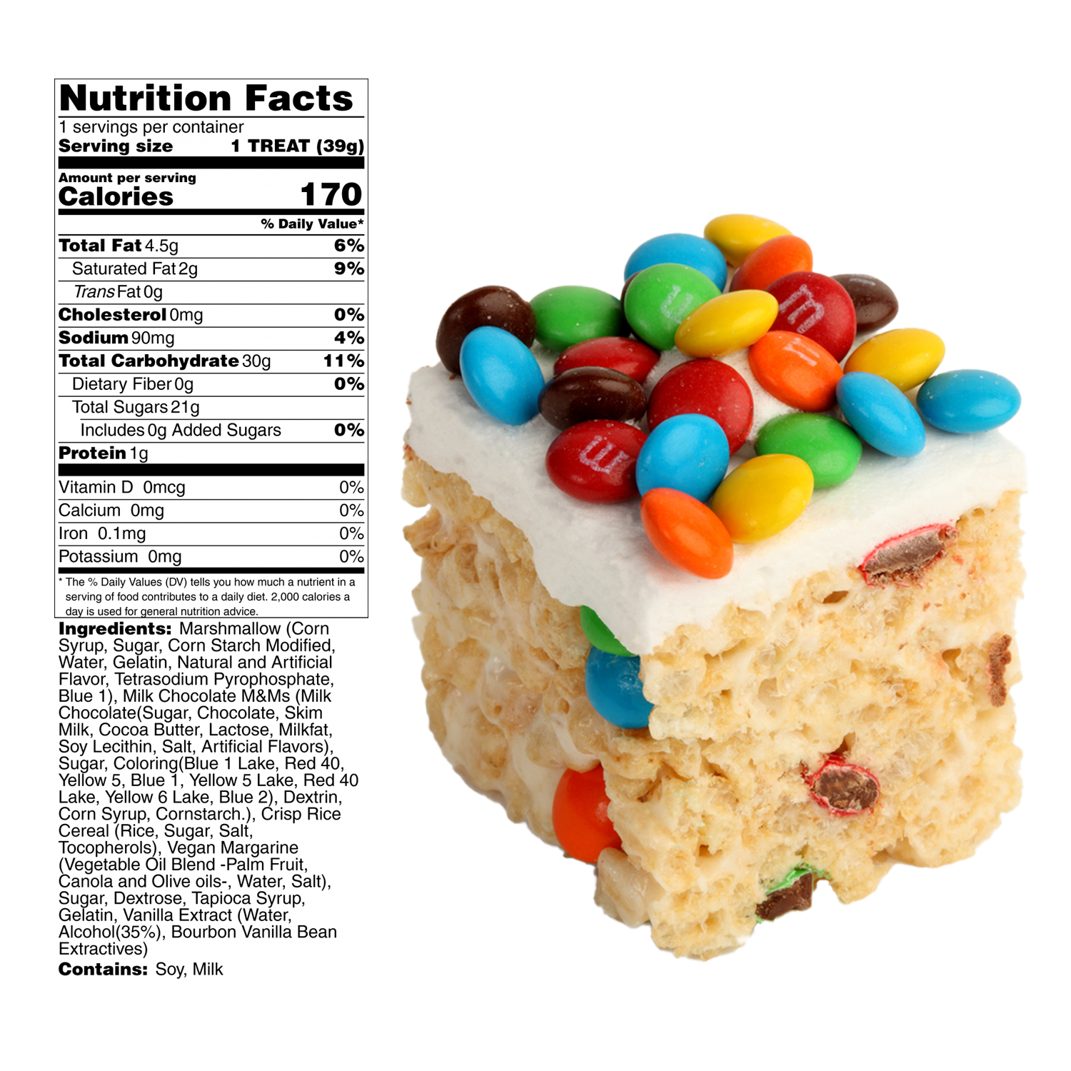 12 handmade marshmallow crispy rice treats and 4 individually wrapped crispy rice donuts 3