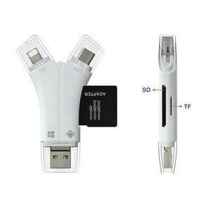 4 In 1 SD Card Reader For Iphone And Android 6