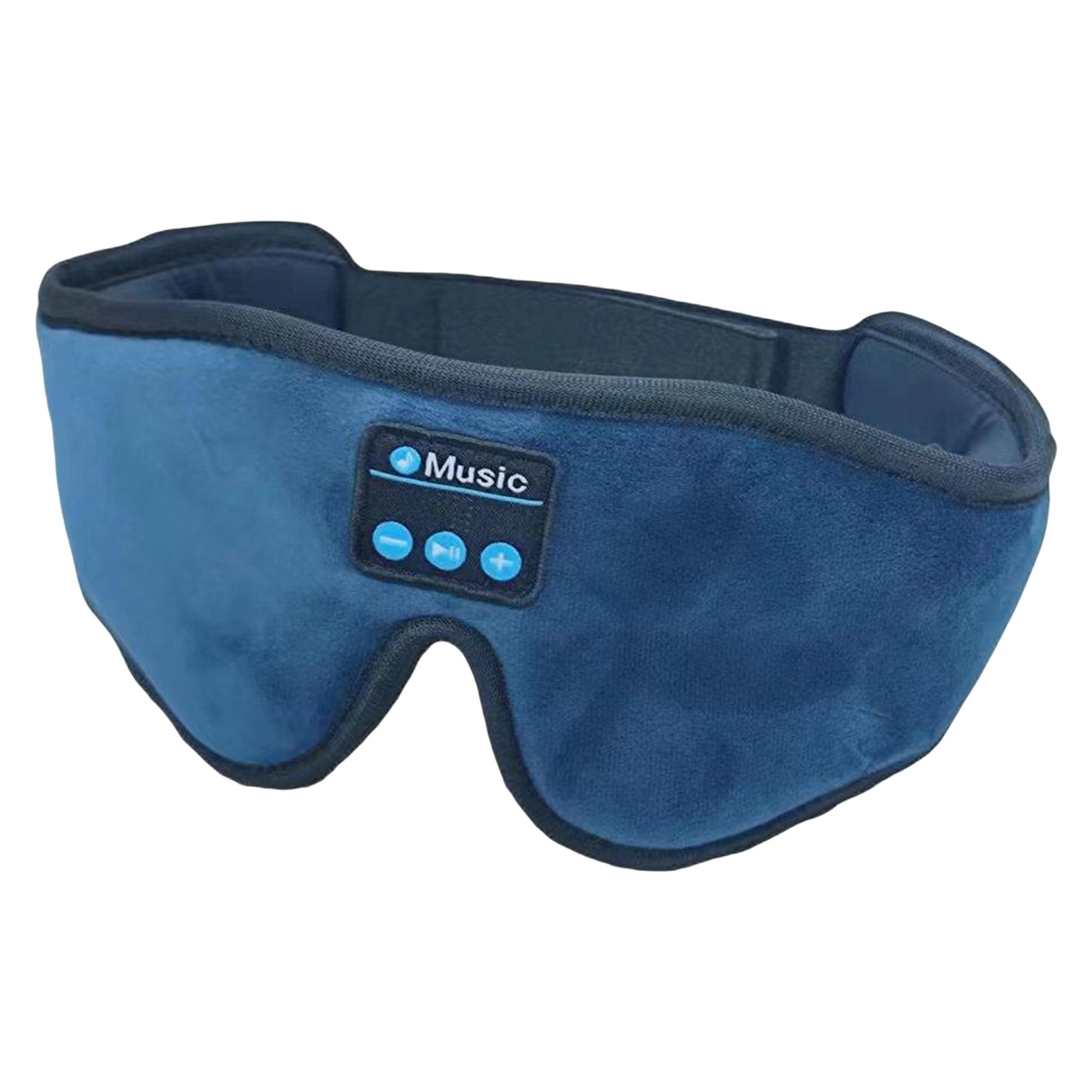 3D Black Sleep Eye Mask with Bluetooth 5.0 Wireless Headphones 6