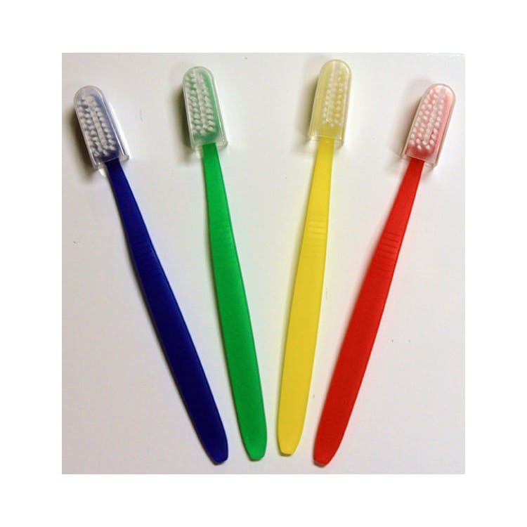 Toothbrushes with Cap Assorted 7" 250ct