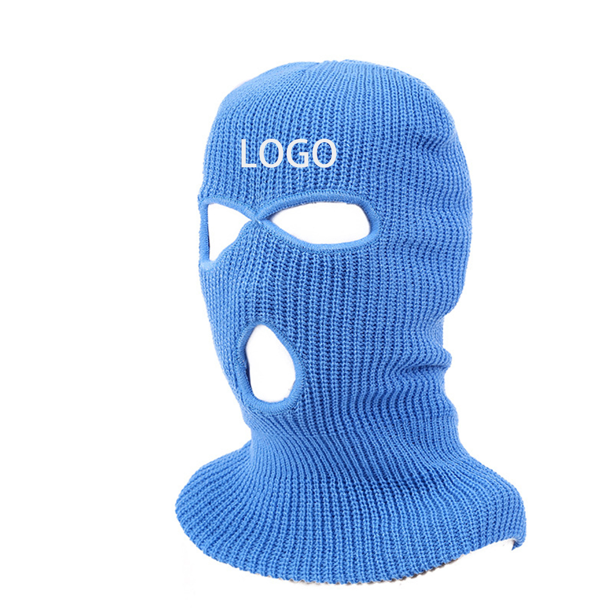 3-Hole Knitted Full Face Cover/Ski Gaiter 1