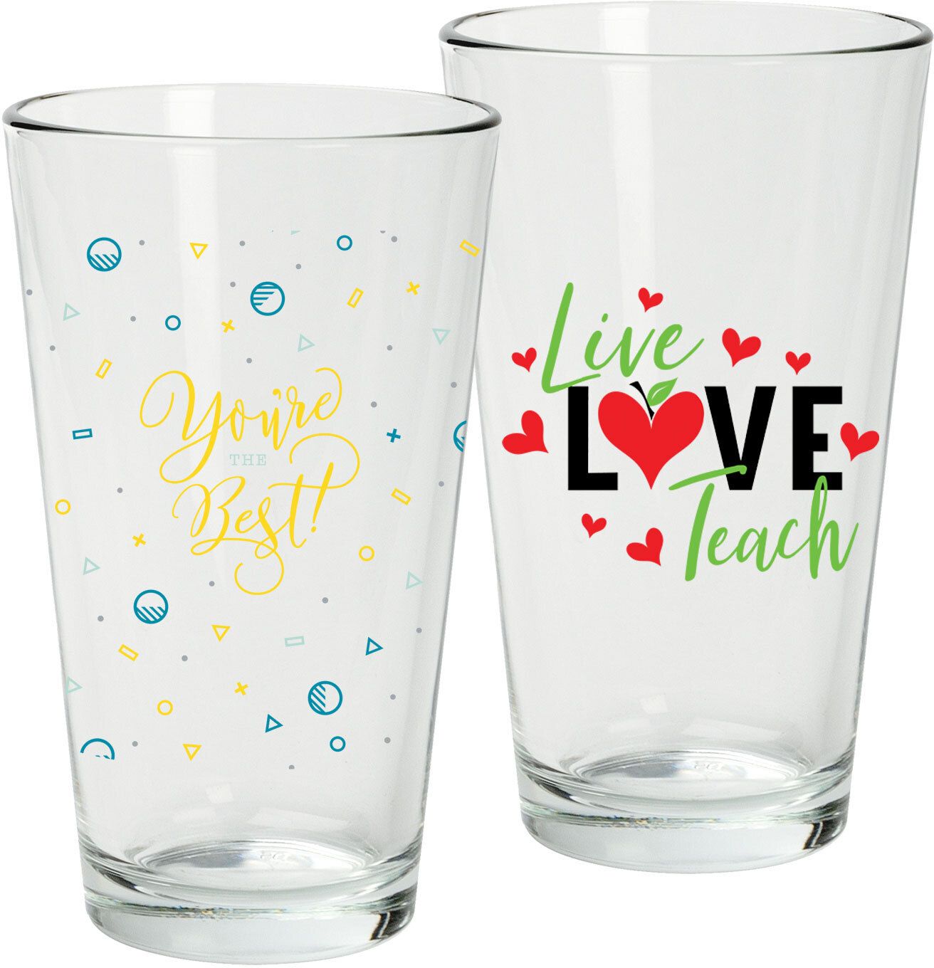 FULL COLOR WRAP PINT GLASS 16 OZ