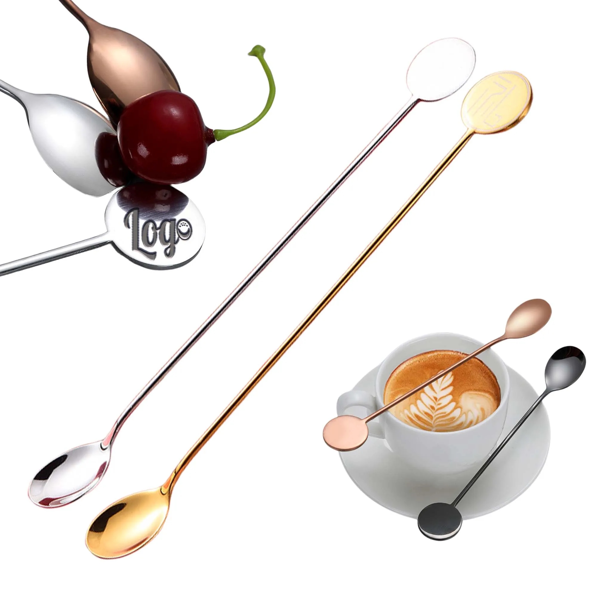 Stainless Steel Bar Spoon Cocktail Mixing Stirrer 2