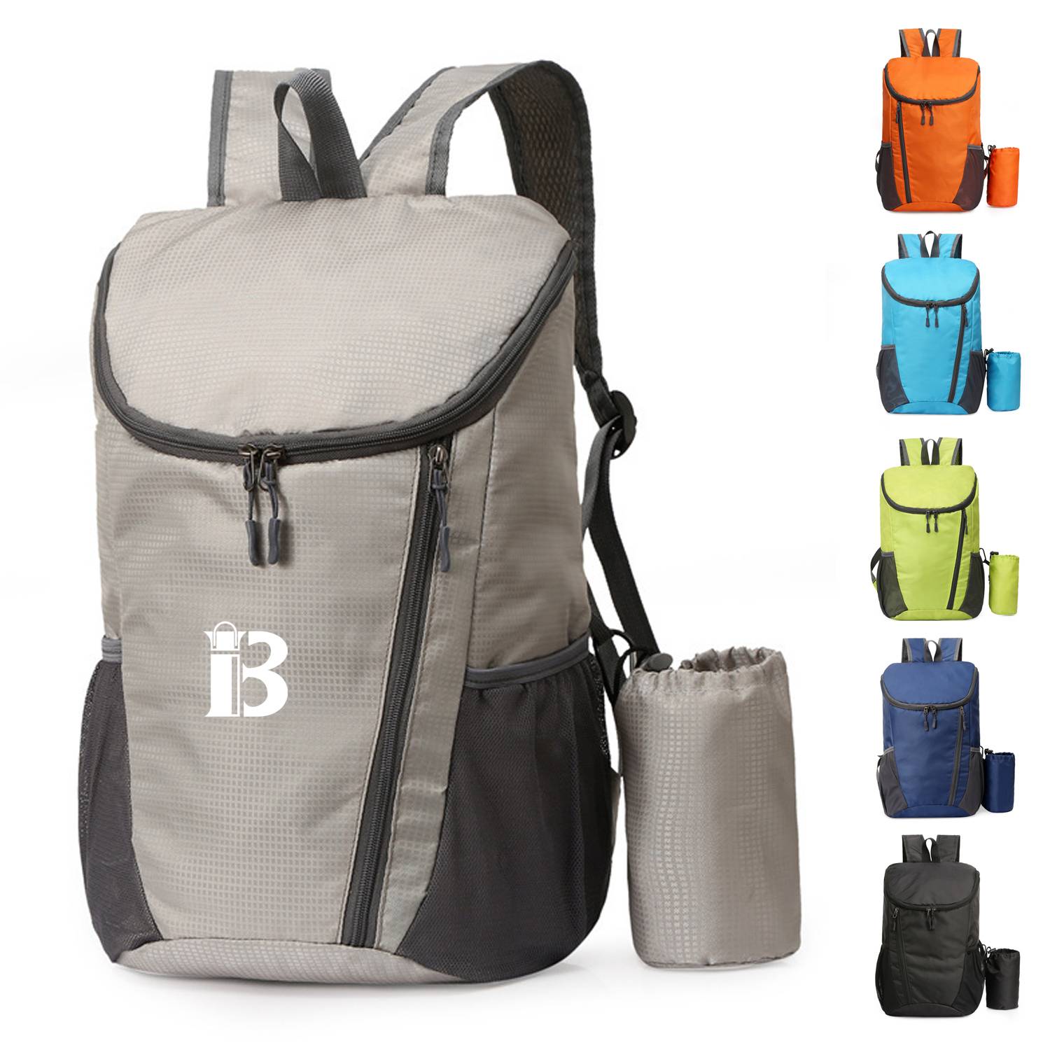 Outdoor anti splash folding backpack 1