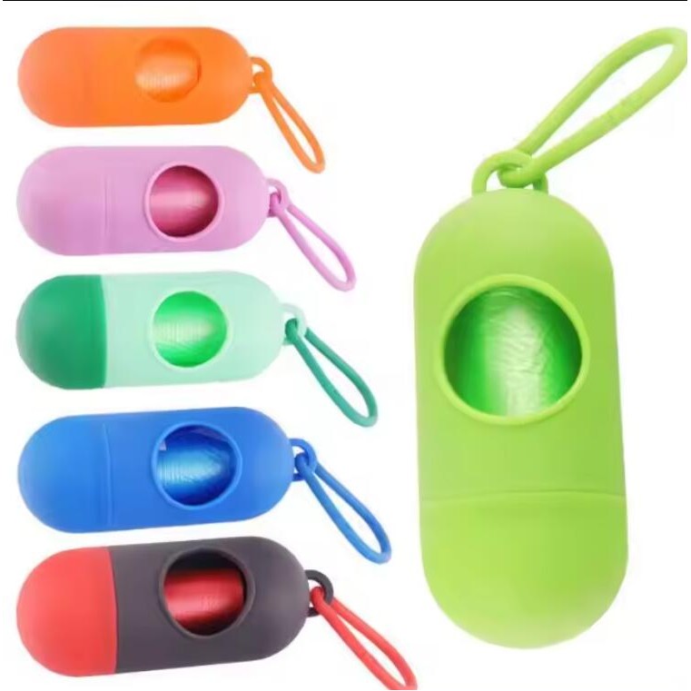Dog Poop Bags With Dispenser and Clip 3