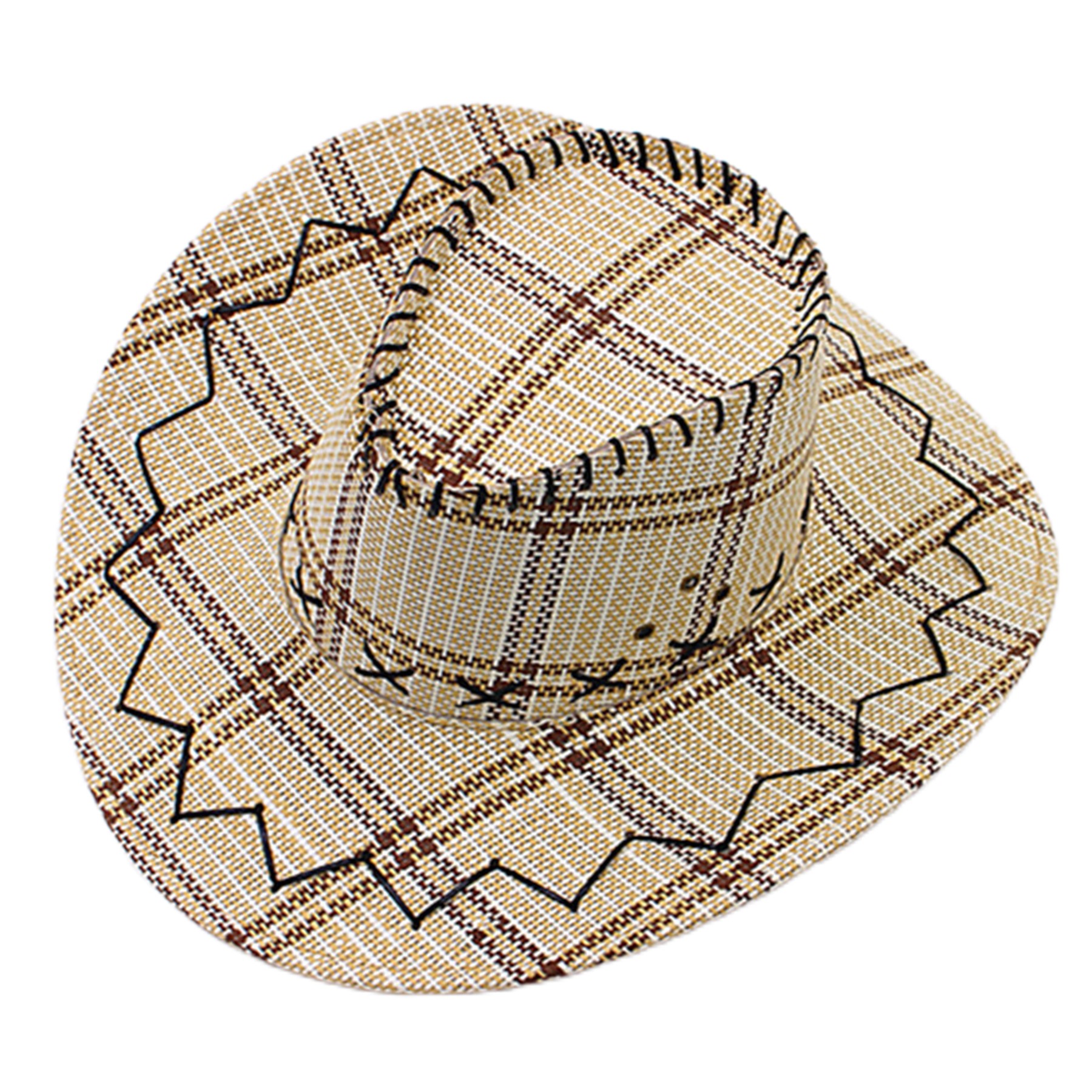 Reverse Brim Western Cowboy Hat 2