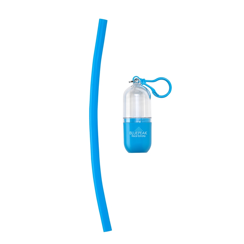Bellini Silicone Straw in Capsule Case 30