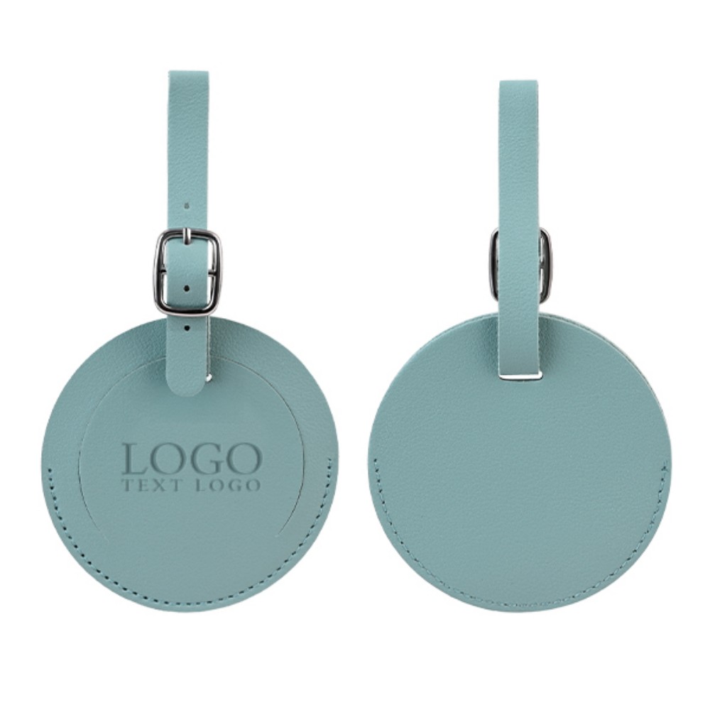 Round Flap Luggage Tags With Logo 19