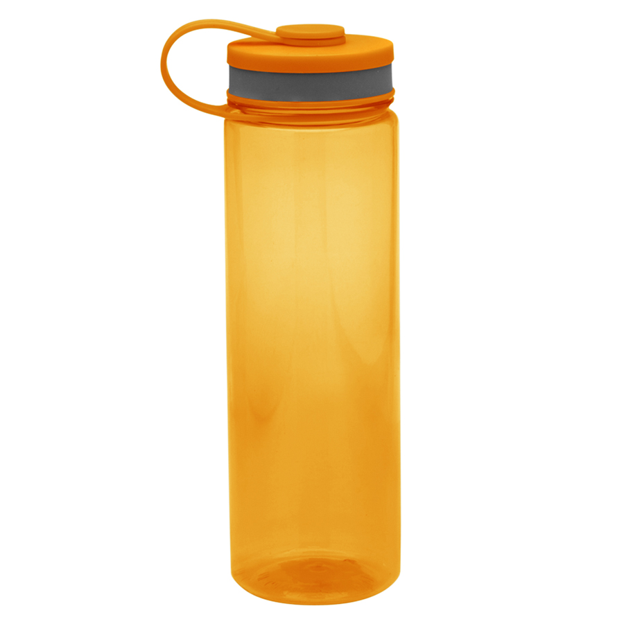 Wide Mouth Plastic Water Bottle - Screw-on Cap, 26 oz. 11