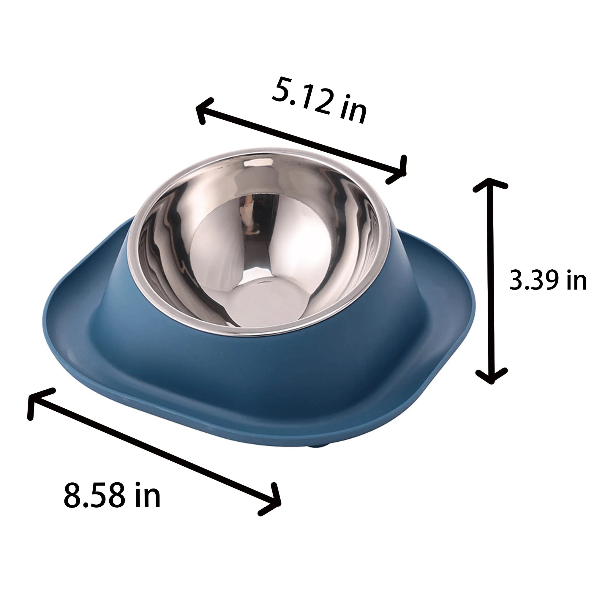 Ergonomic Tilted Dog Bowl 6