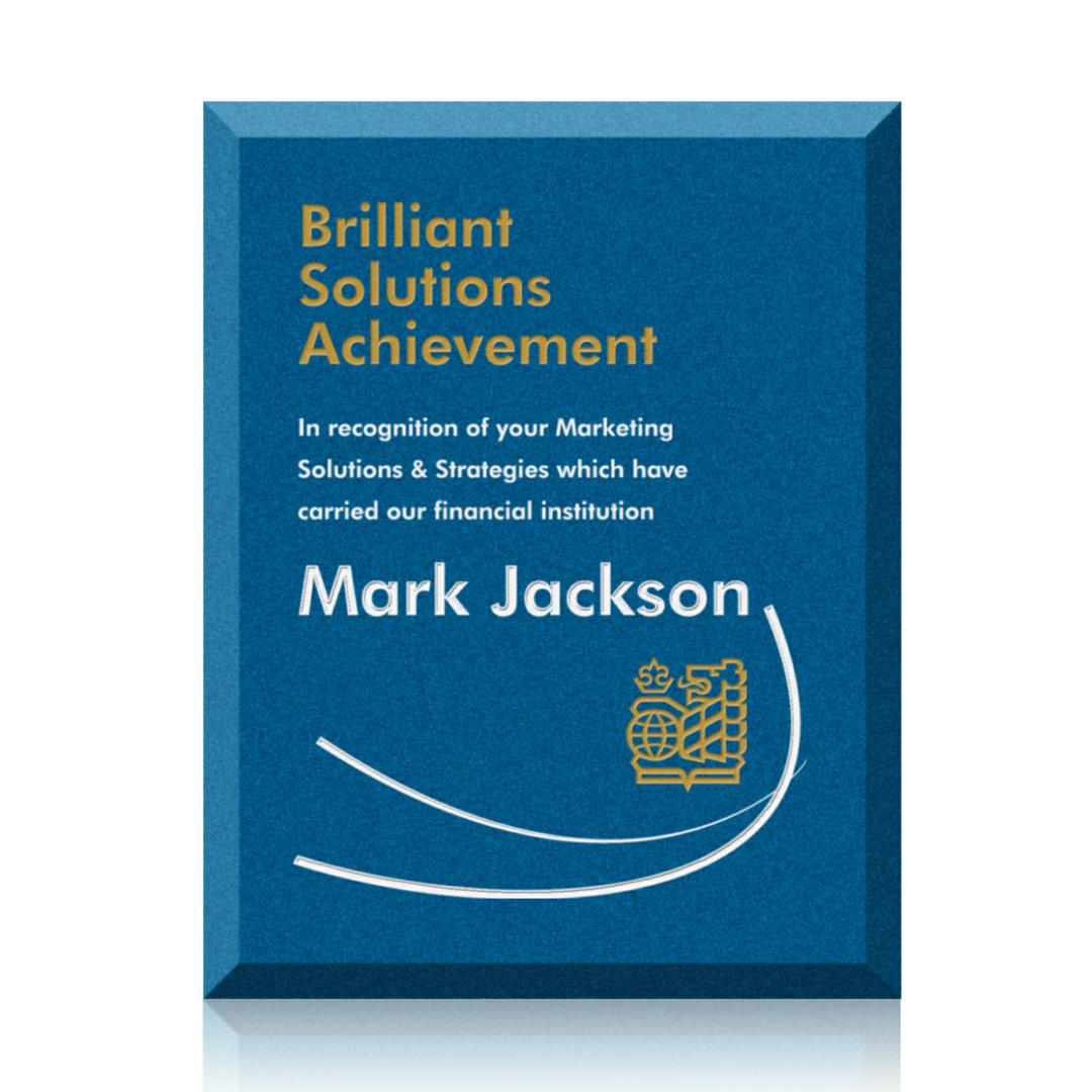 Rollinson Plaque - Blue 6