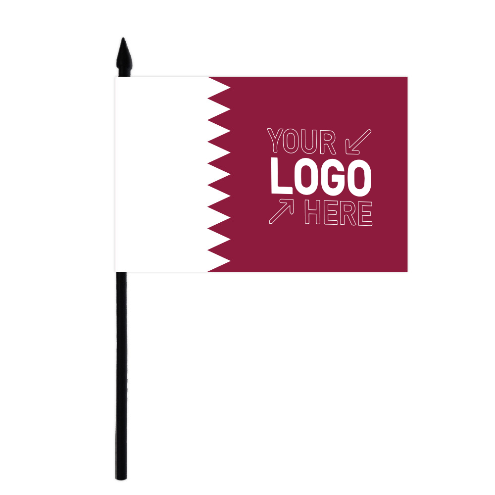 14X21CM Qatar World Cup Table Flag 3