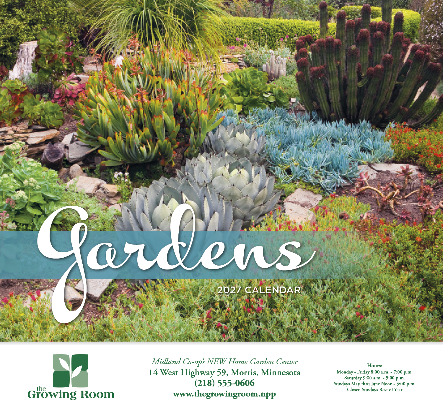 HotLine® Products Gardens Appointment Calendar - Stapled 36
