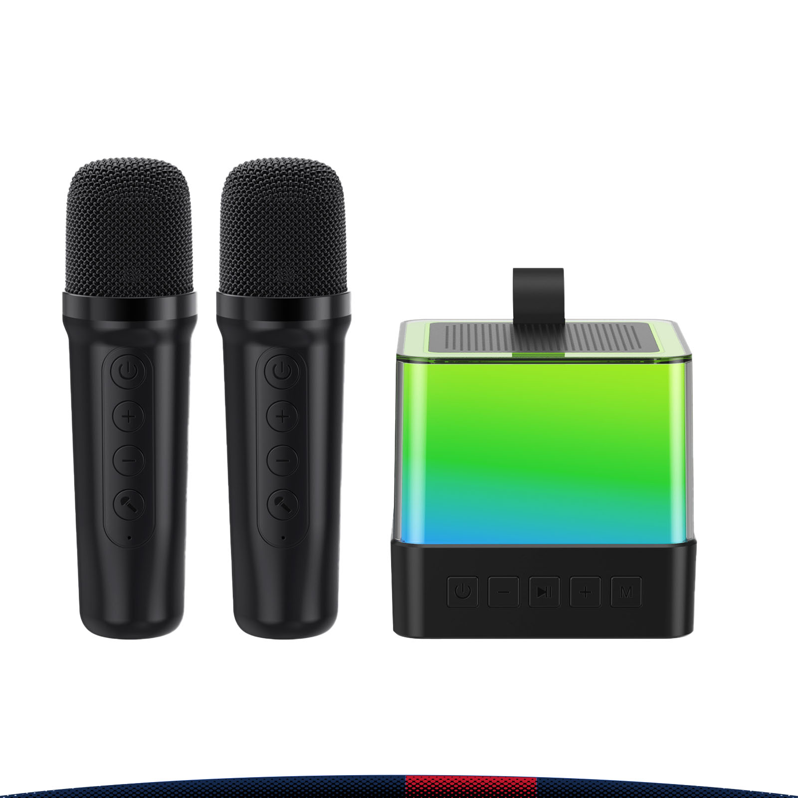 Caluren RGB Lighting Bluetooth Karaoke Set 2