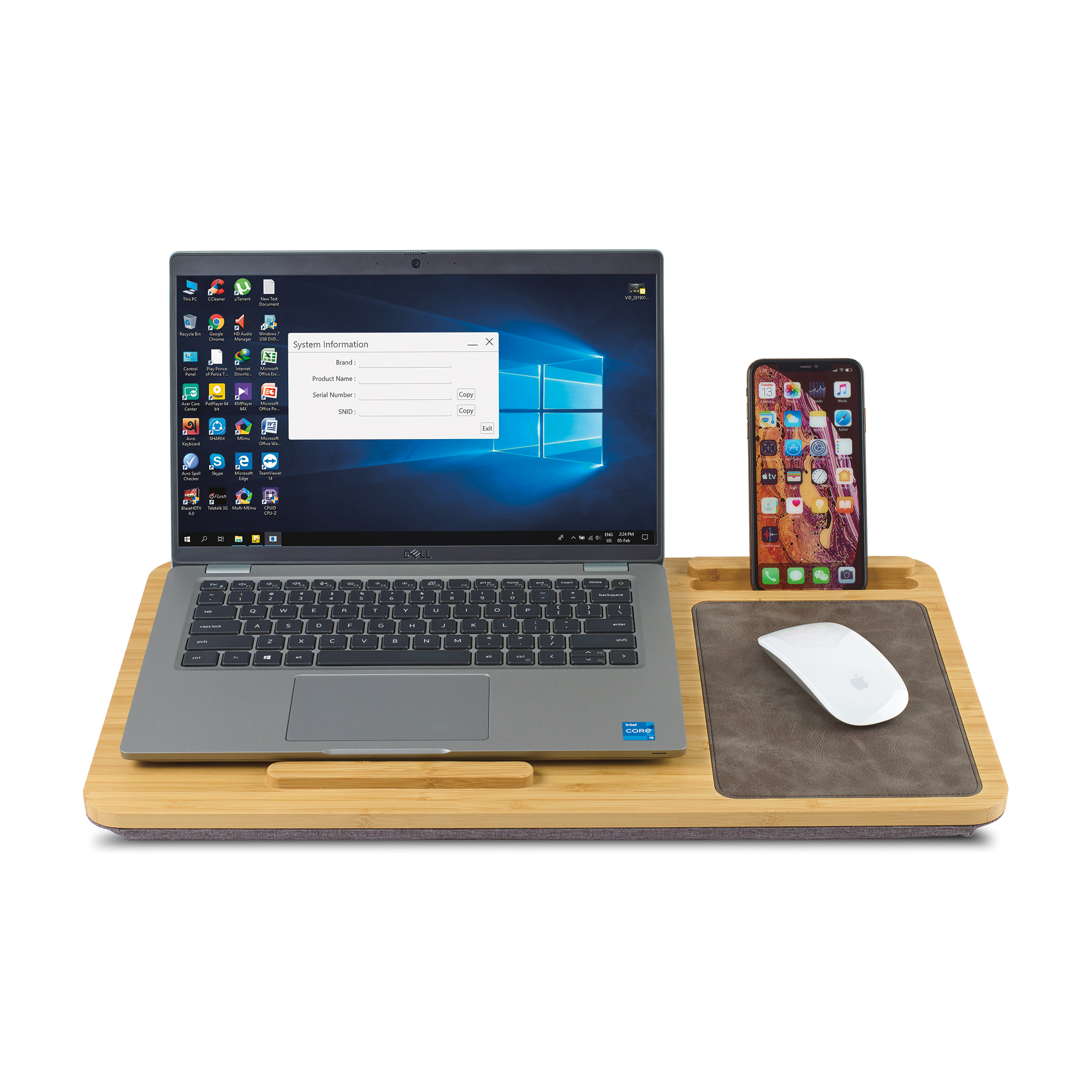 Auden Bamboo Lap Desk 2