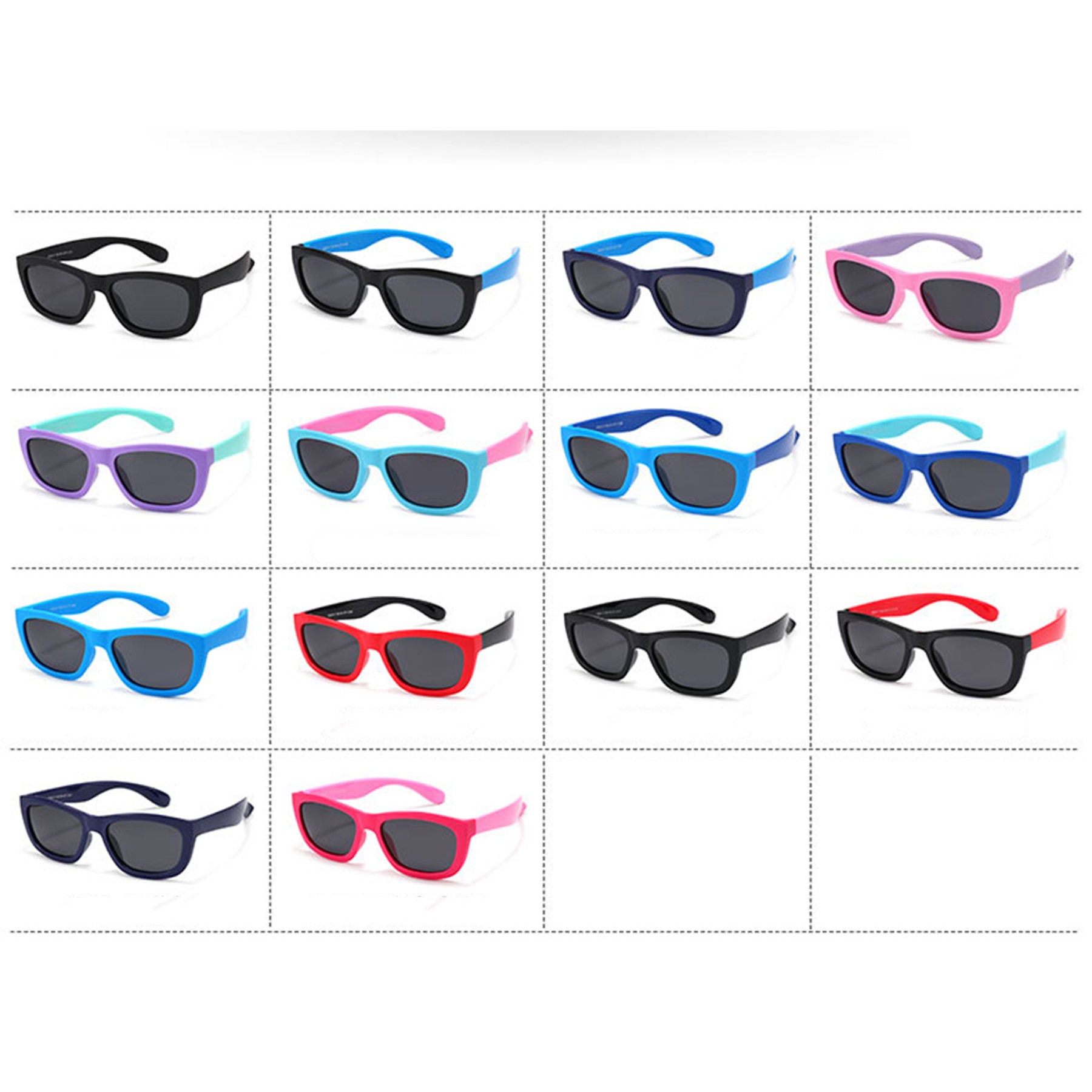 Colorful Cool Summer Beach Silicone Sunglasses 3