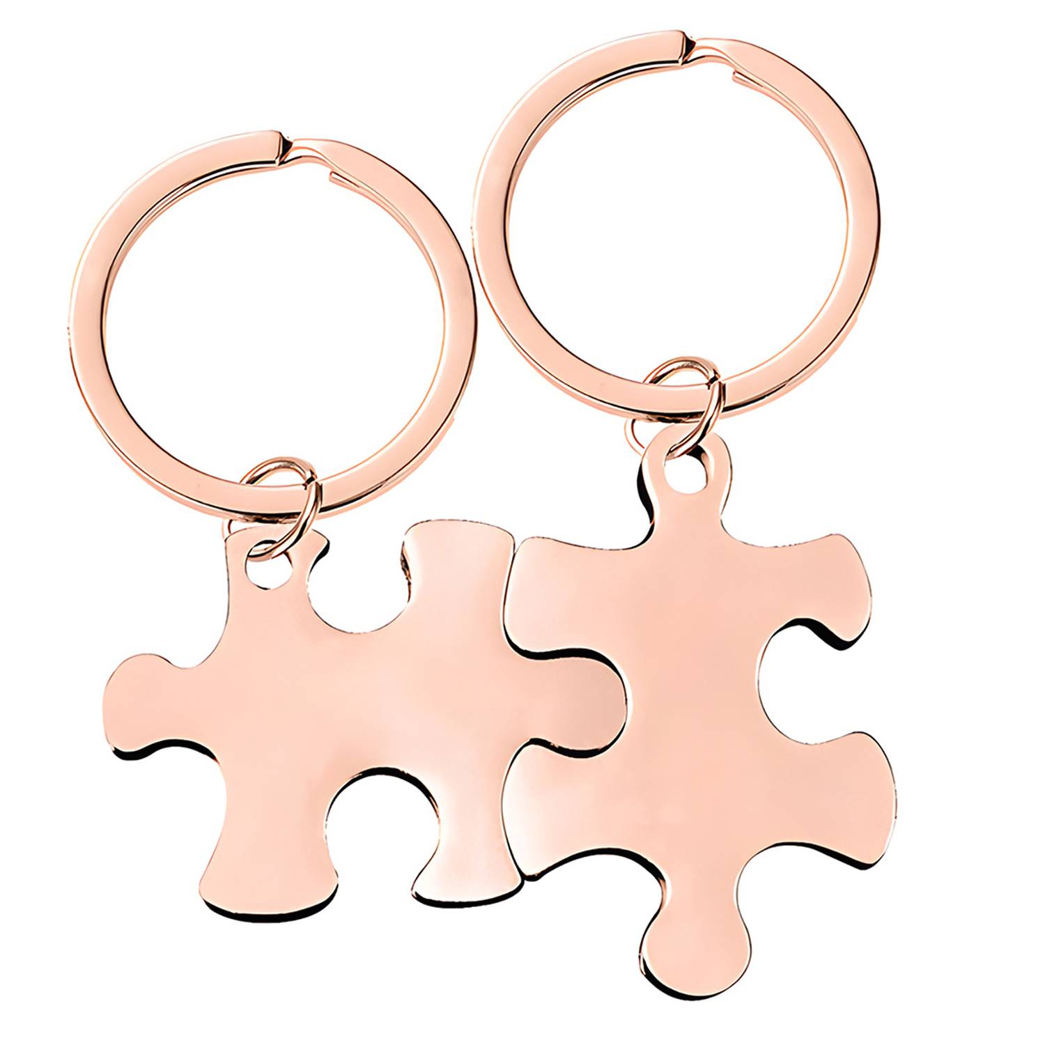 Stainless Steel Puzzle Shaped Key Chain 5