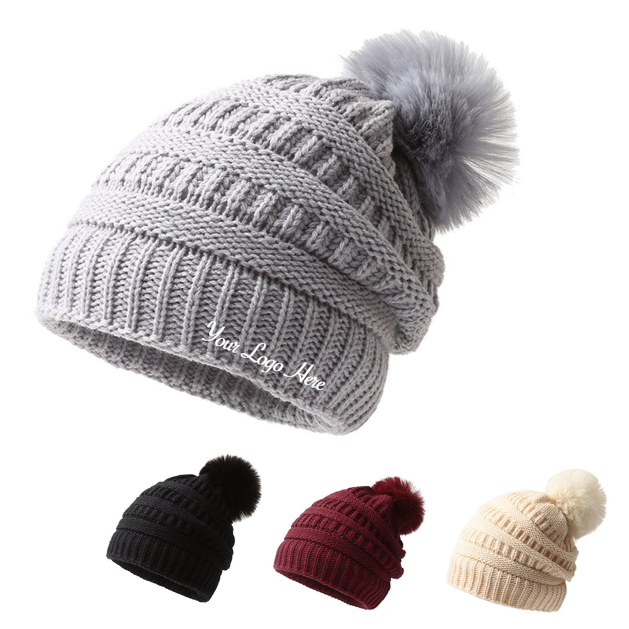 Soft Warm Slouchy Knit Hat 3
