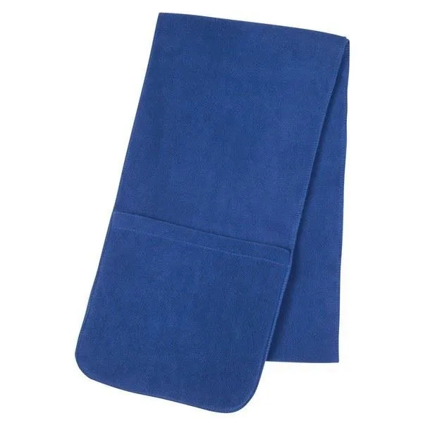 Promotional Fleece Scarf with Pockets 5