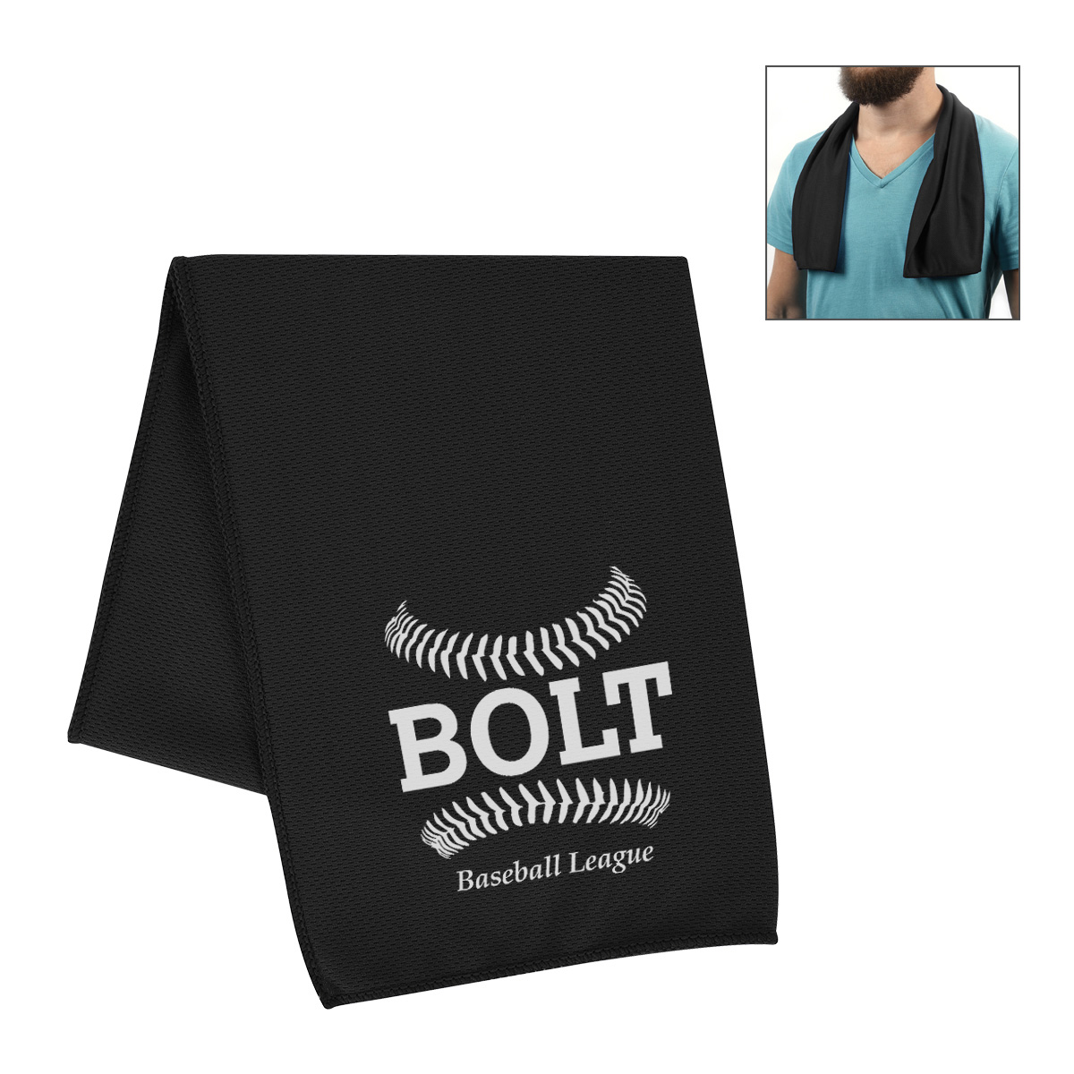 RECYCLED PET COOLING SPORT TOWEL 25