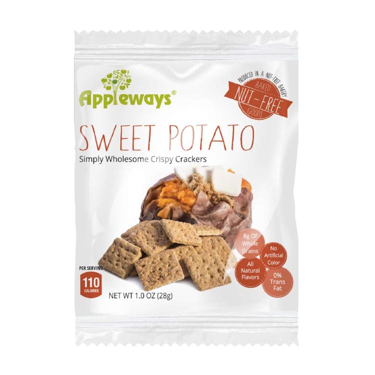 Whole Grain Sweet Potato Crispy Crackers - 1.0 oz 2