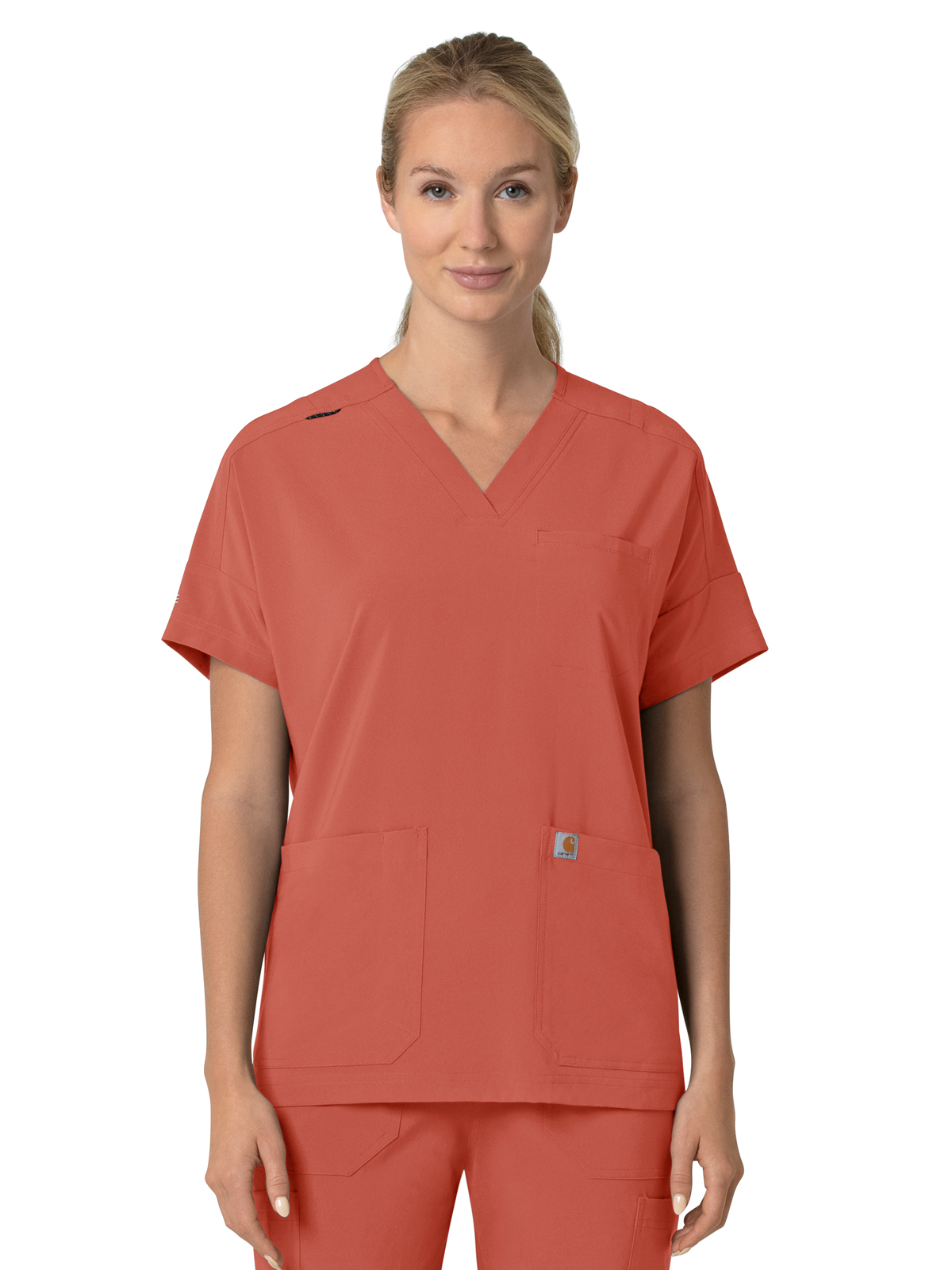 Carhartt Scrubs - Force Cross-Flex - Women's Four-Pocket Oversized Top 40