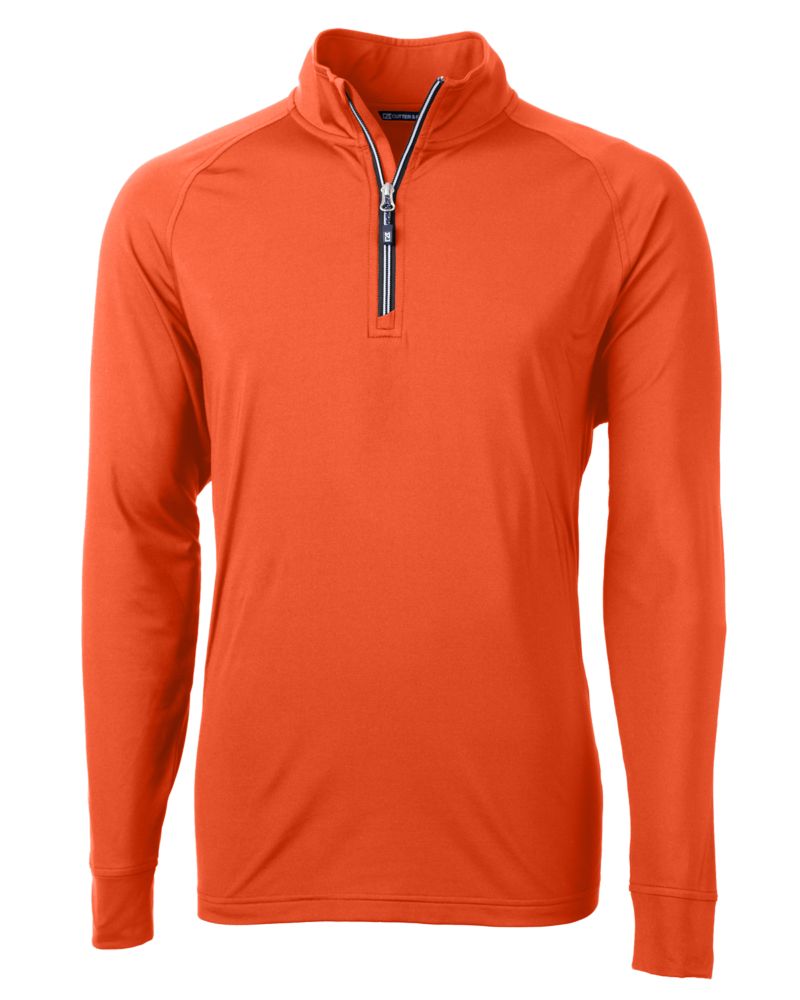 Cutter & Buck Adapt Recycled Soft Knit Stretch  Mens Quarter Zip Pullover 177