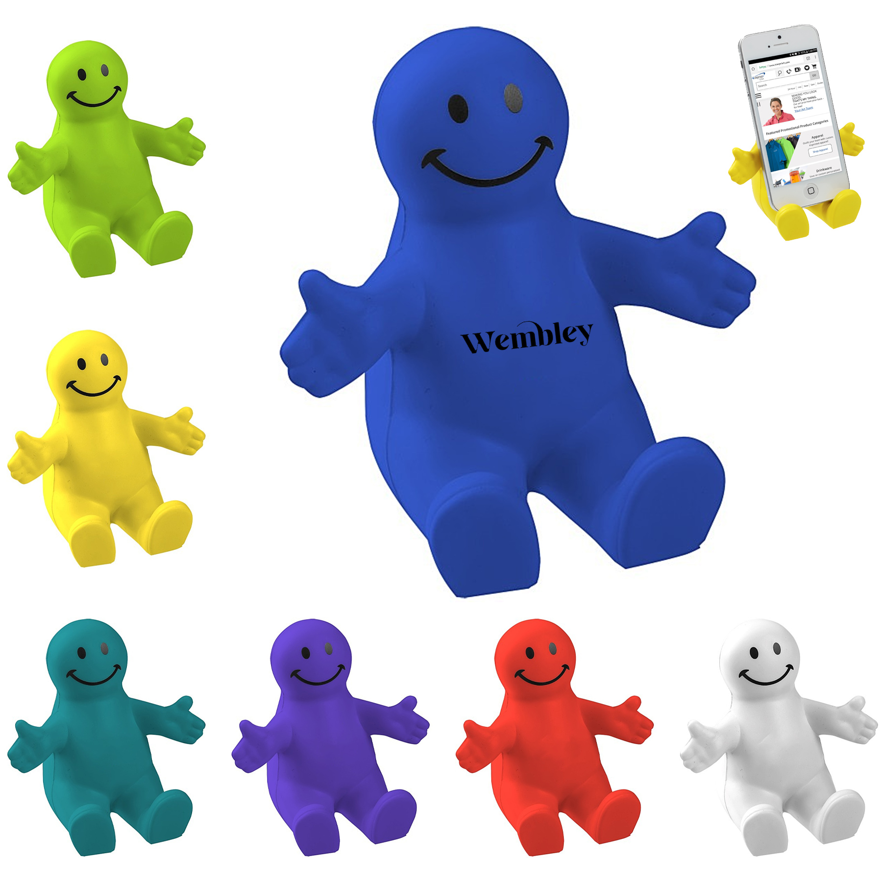 Smiley Guy Cell Phone Holder 3