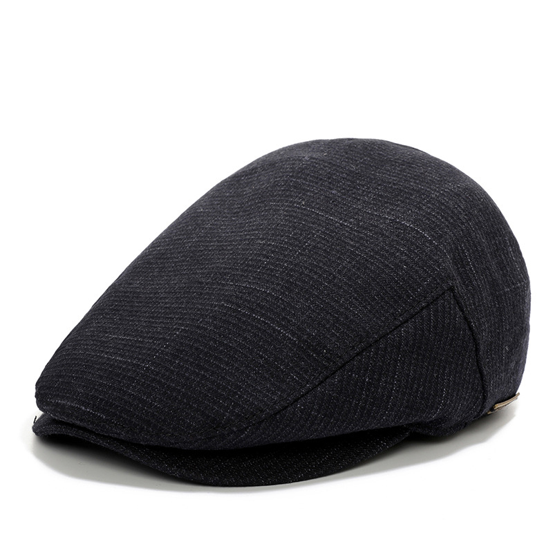 Men's Flat Caps Ivy Newsboy Hat Cabbie Hunting Cap w/Hidden Ear Flaps 1