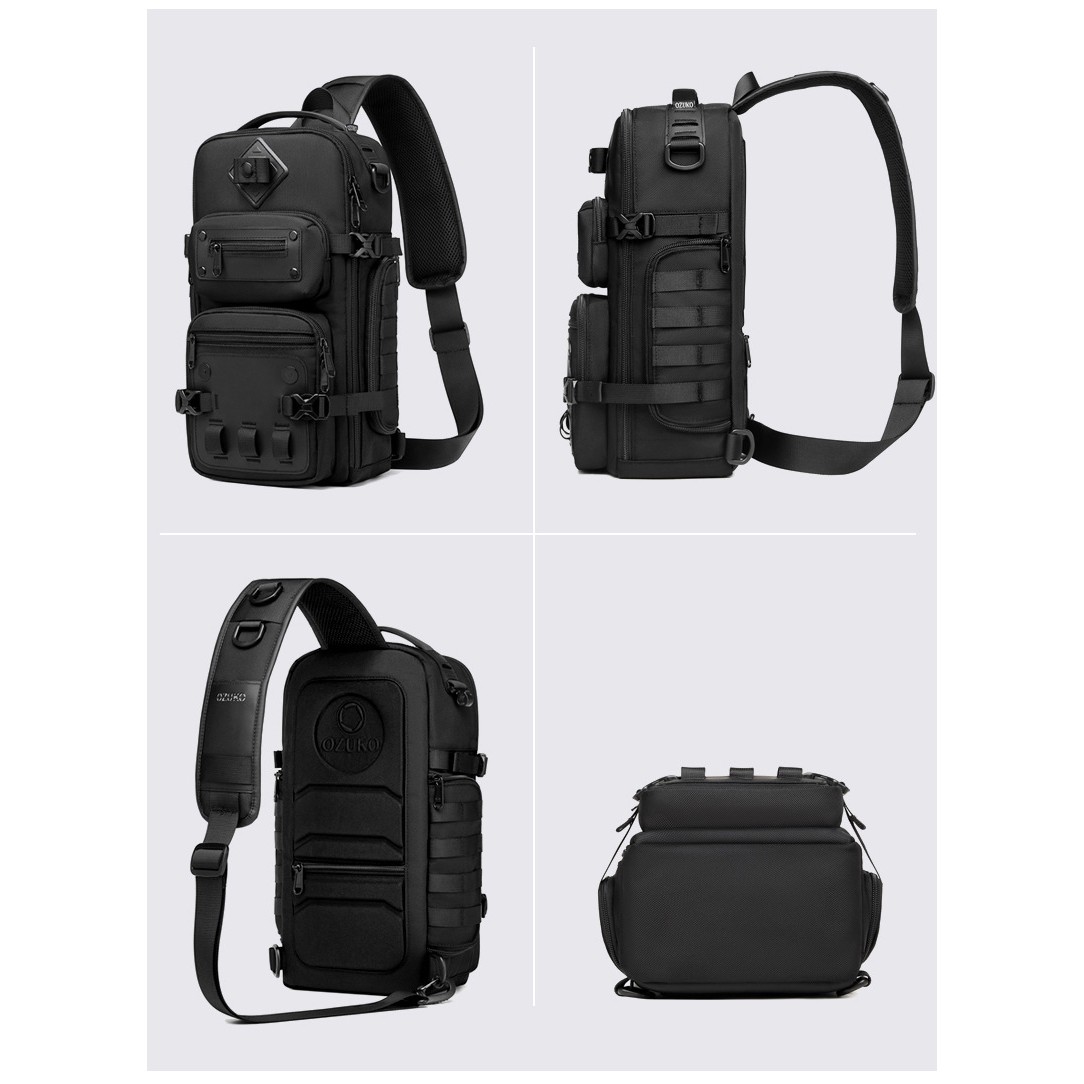Multipurpose Sling Chest Bag Crossbody Shoulder Bag 4