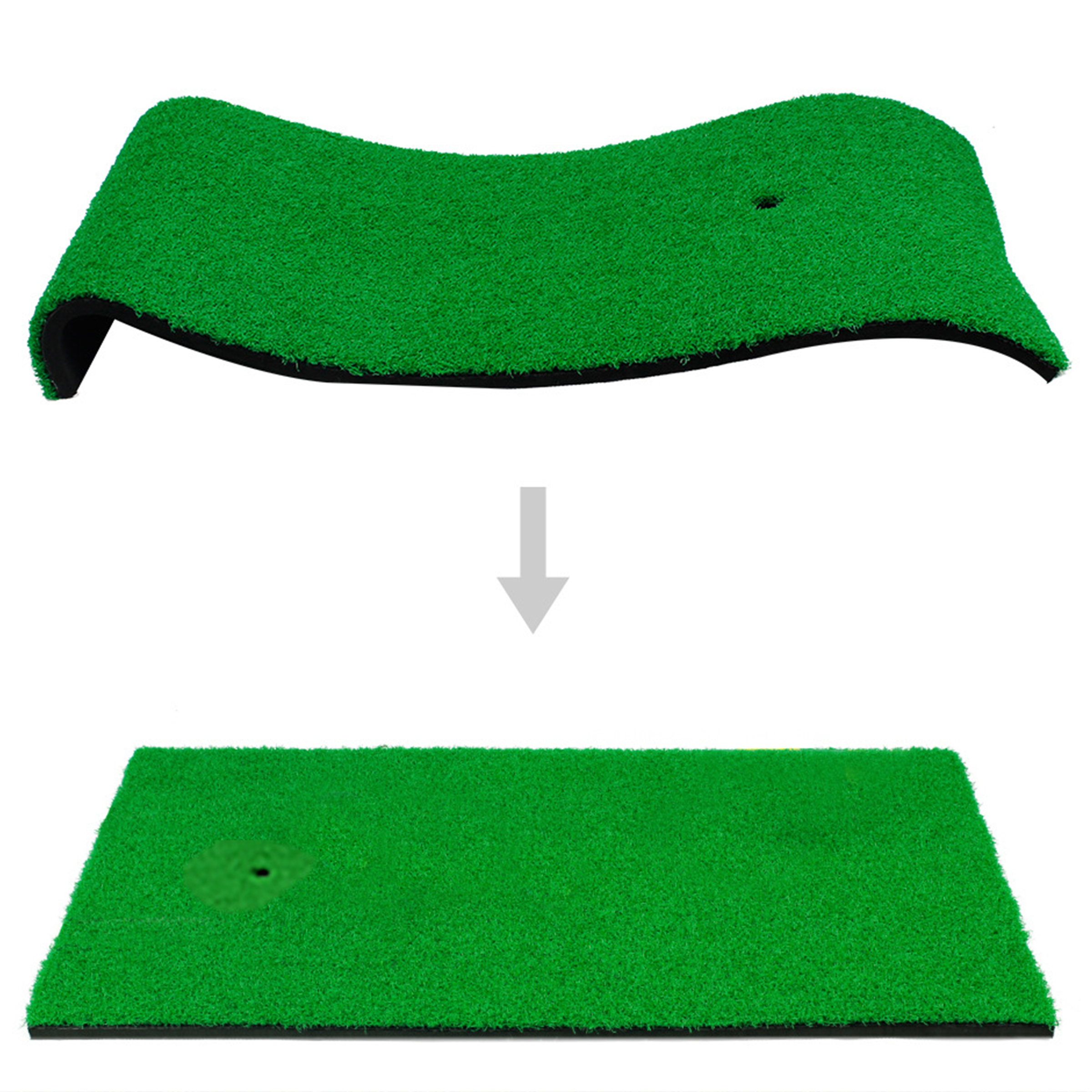 Rubber Indoor And Outdoor Anti Slip Golf Impact Pad 7