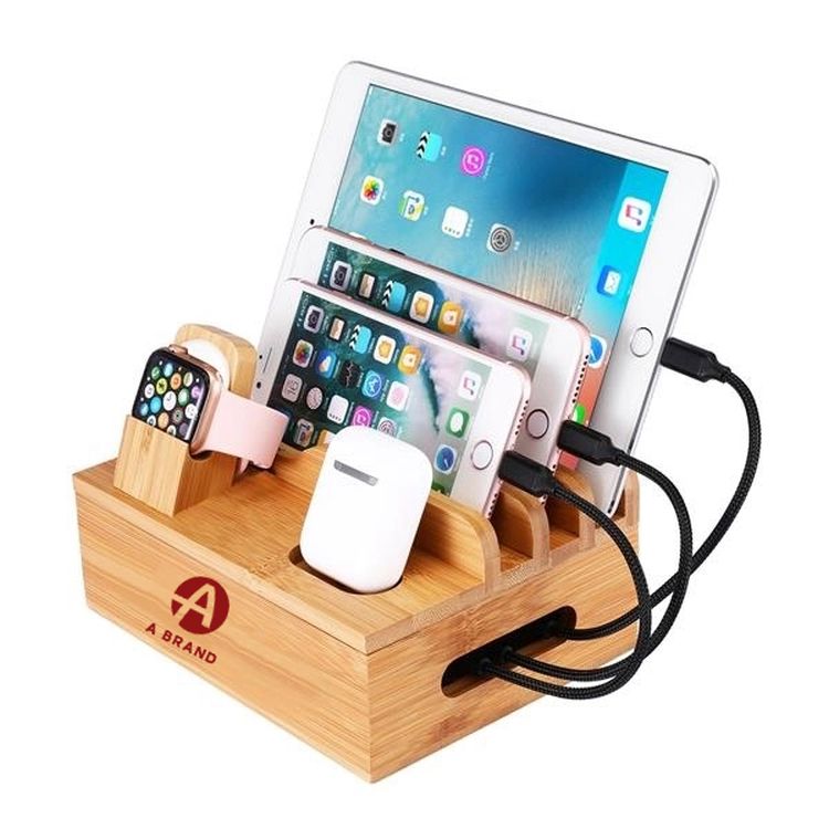Bamboo Charging Station 3