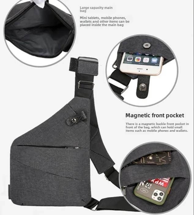 Waterproof Oxford Crossbody Shoulder Bag 5