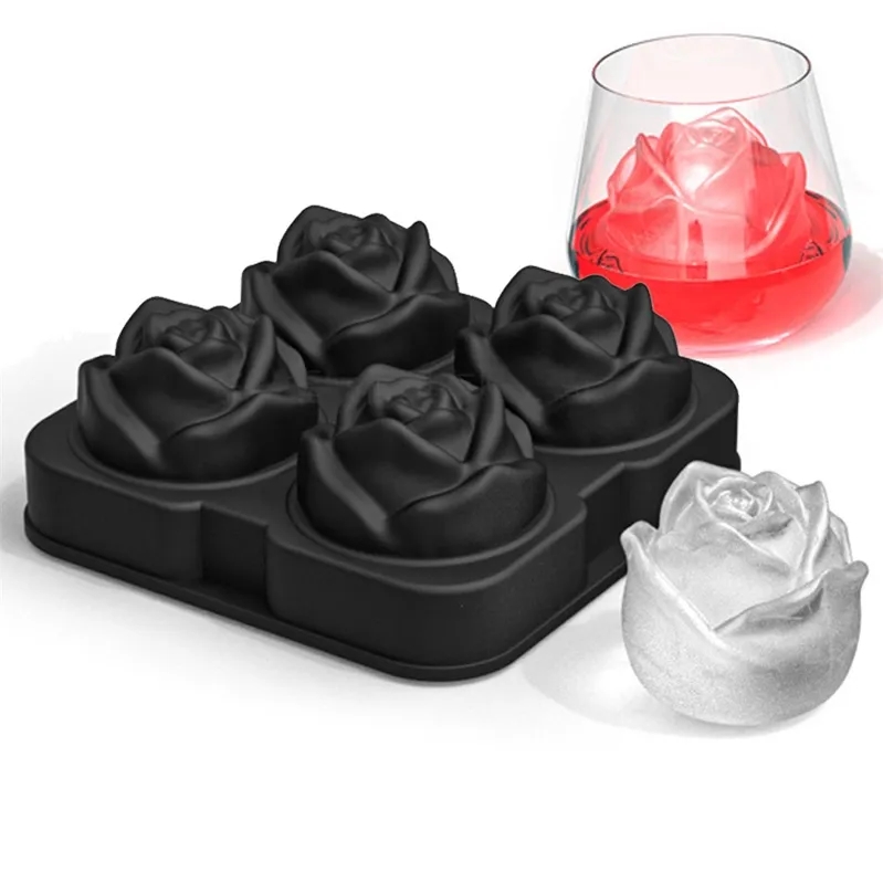 3D Rose Ice Mold 4