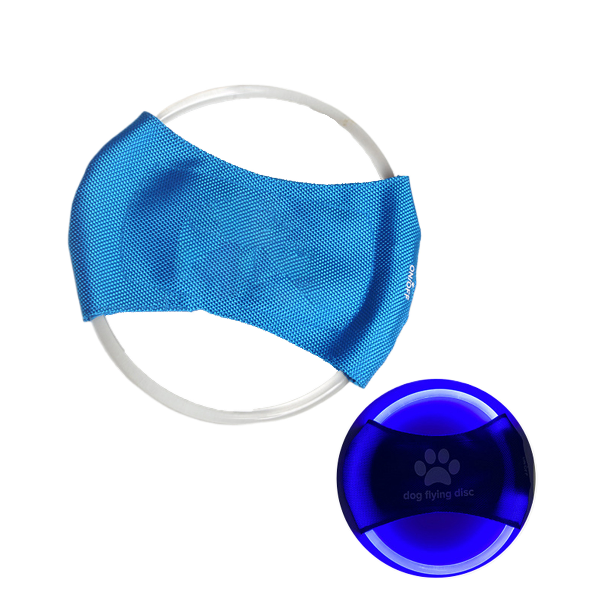 MOQ100 LED Rechargeable Glow Dog Flying Disc 7