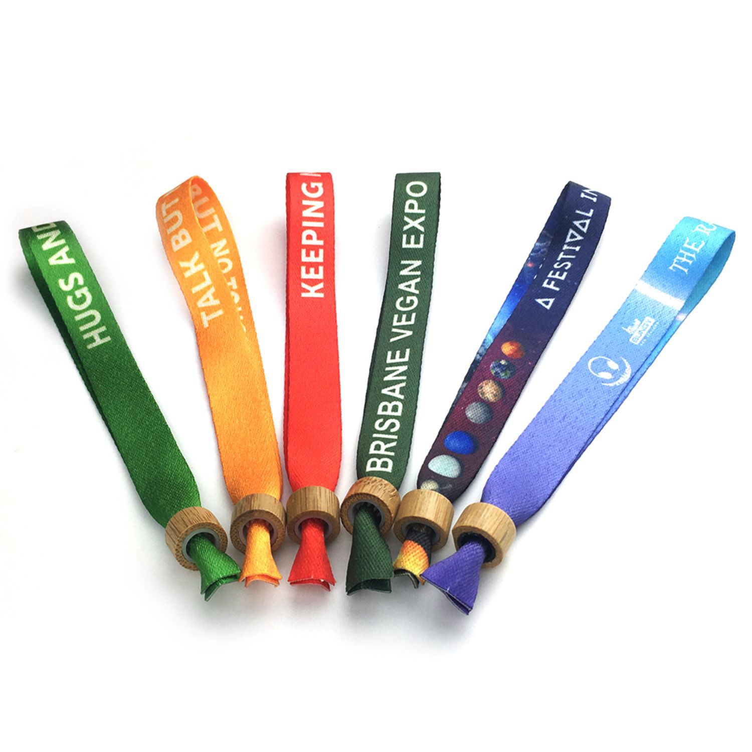 1/2" rPET Recycled Sublimated Eco-friendly Event Wristbands 8