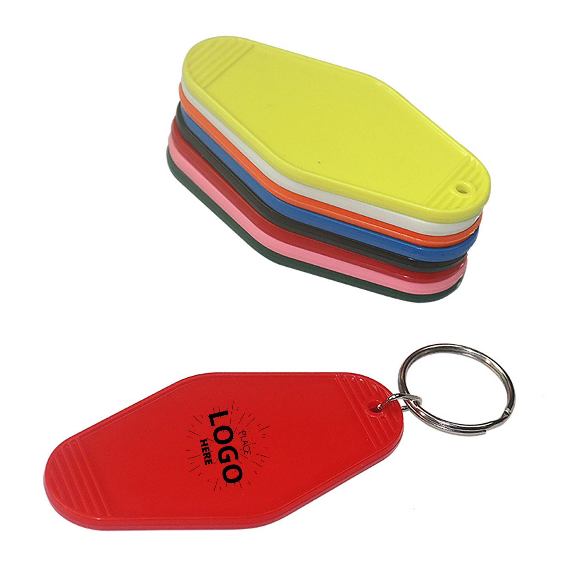 Custom Motel Hotel Keychain 2