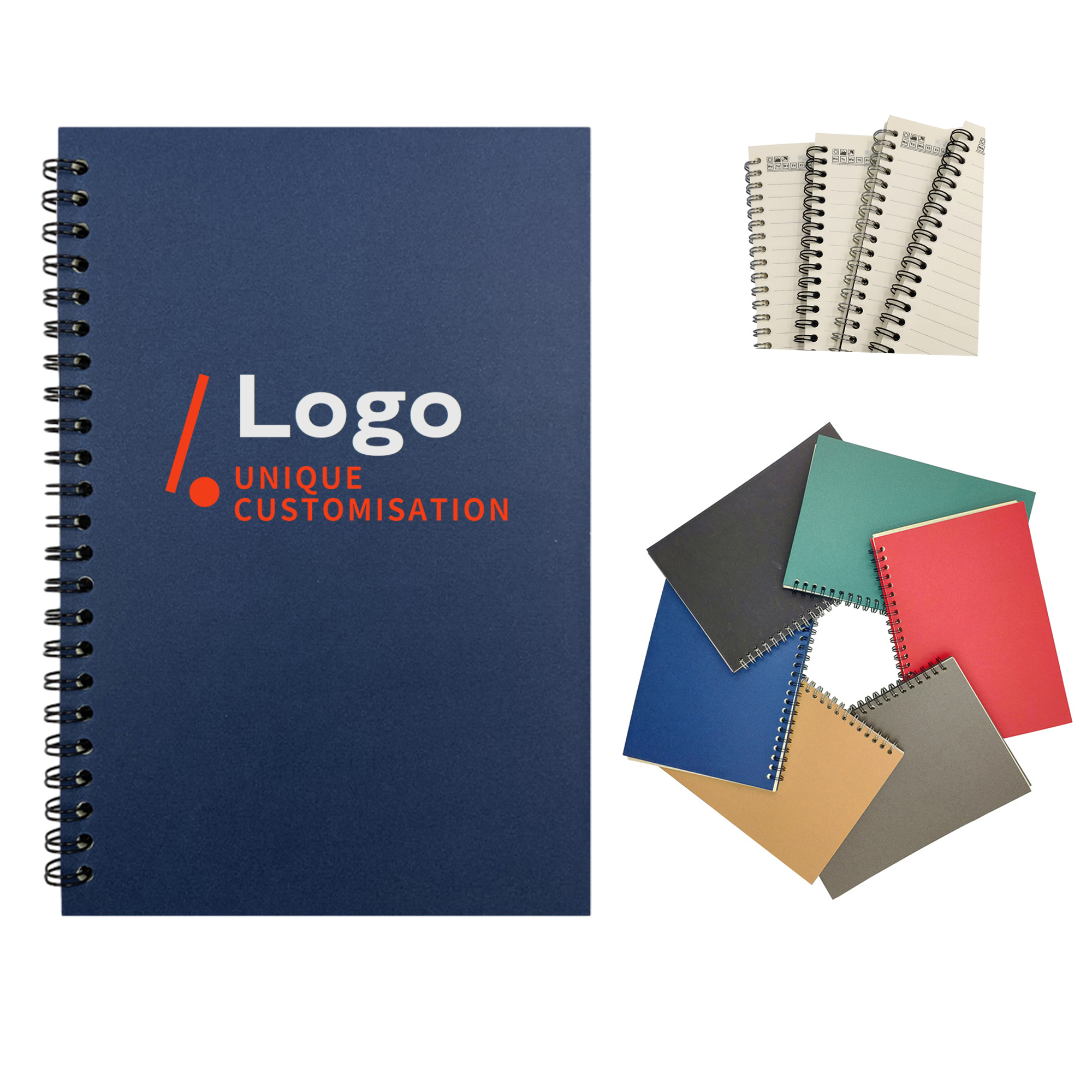A5 Spiral Office Portable Calendar Notebook 2