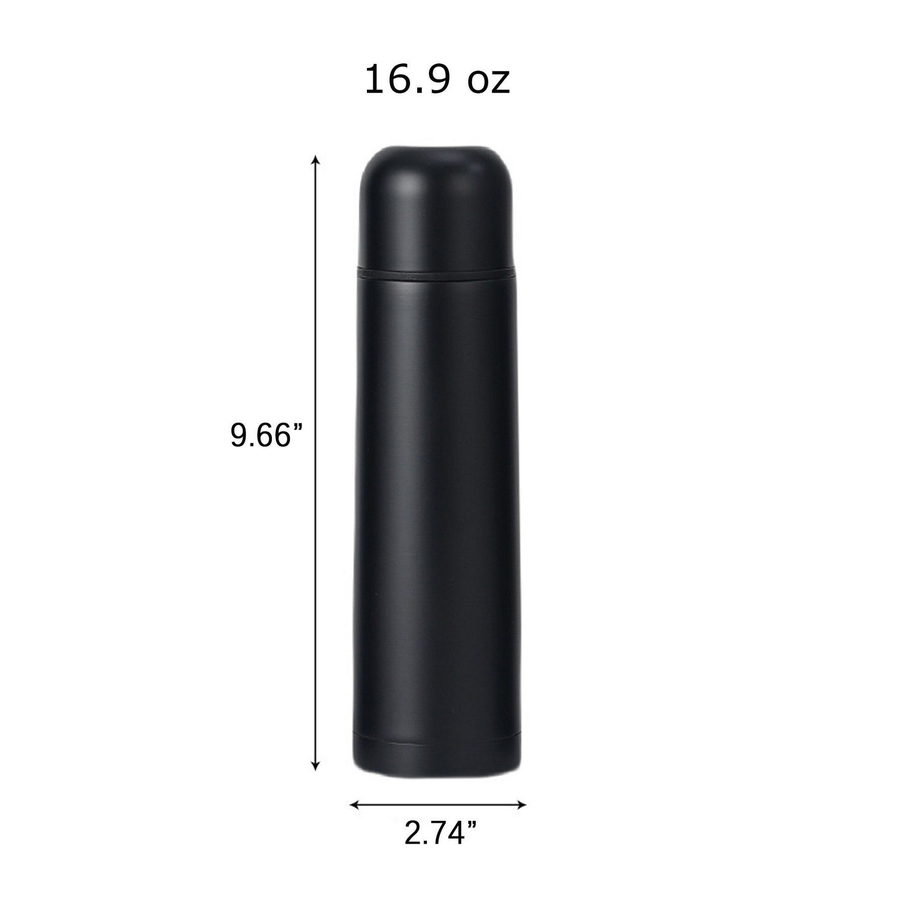 Insulated Thermal Water Bottle With Cup 2
