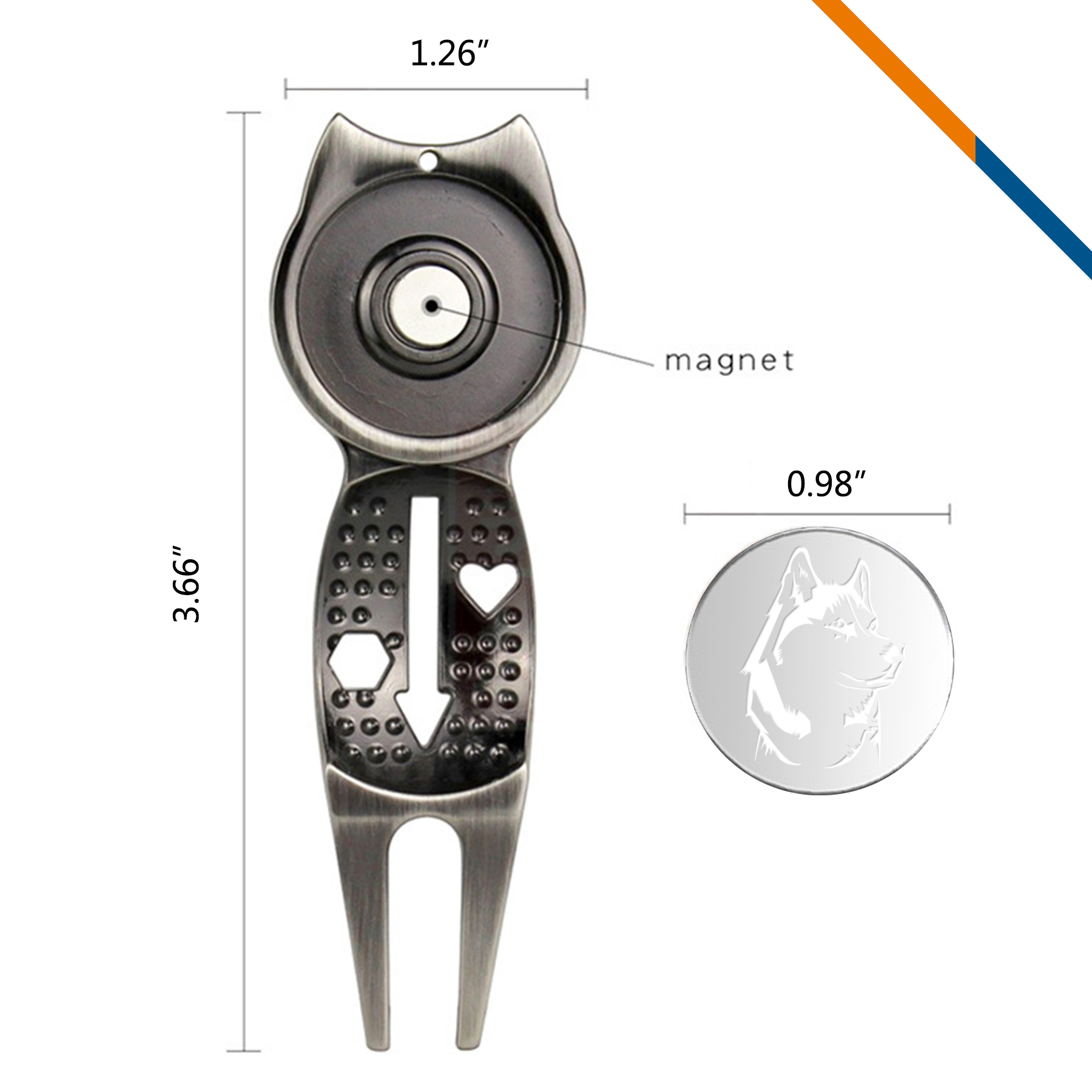 Kact Golf Divot Tool 3